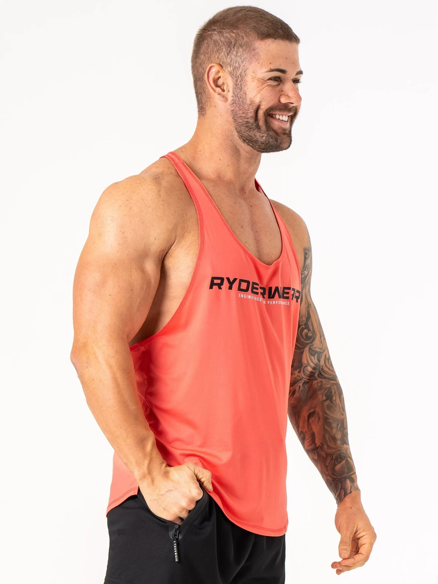 Energy Stringer - Coral light breathable