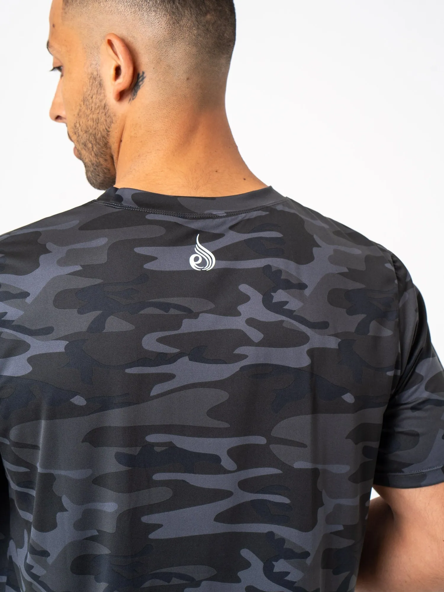 Energy T-Shirt - Black Camo outdoor casual