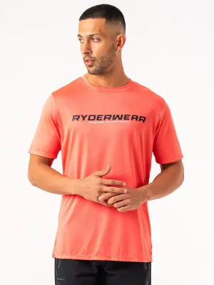 Energy T-Shirt - Coral vintage flair