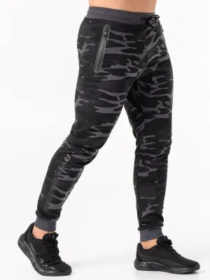 Energy Track Pants - Black Camo Durable Sport