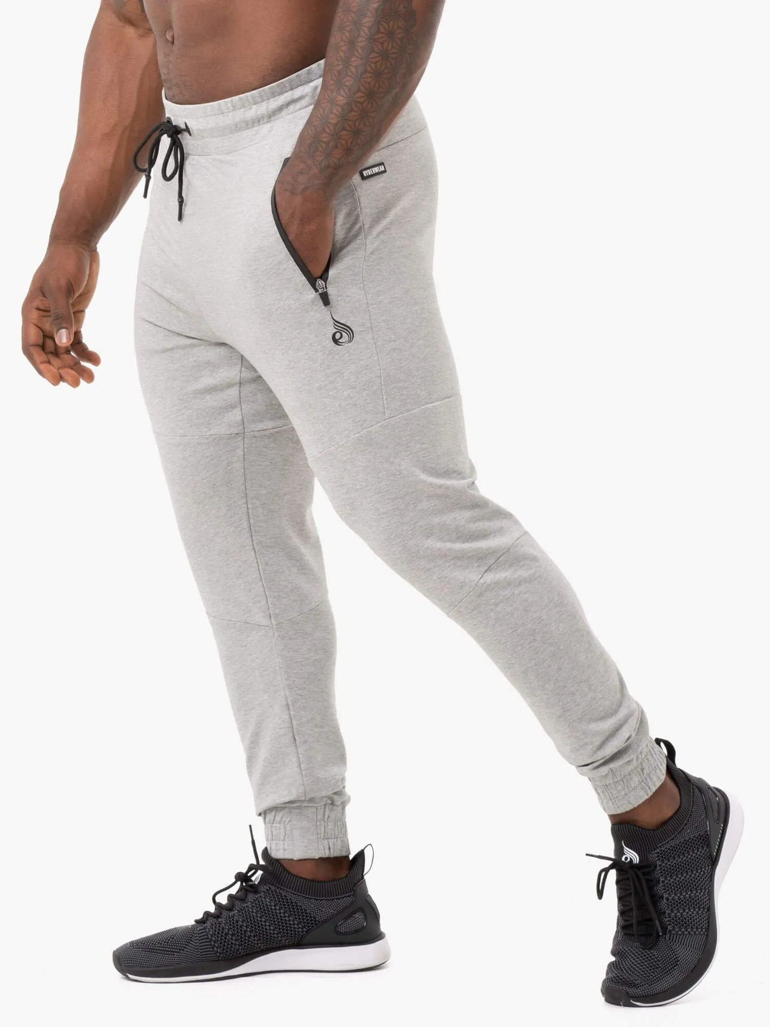 Energy Track Pants - Grey Marl Couple Matching