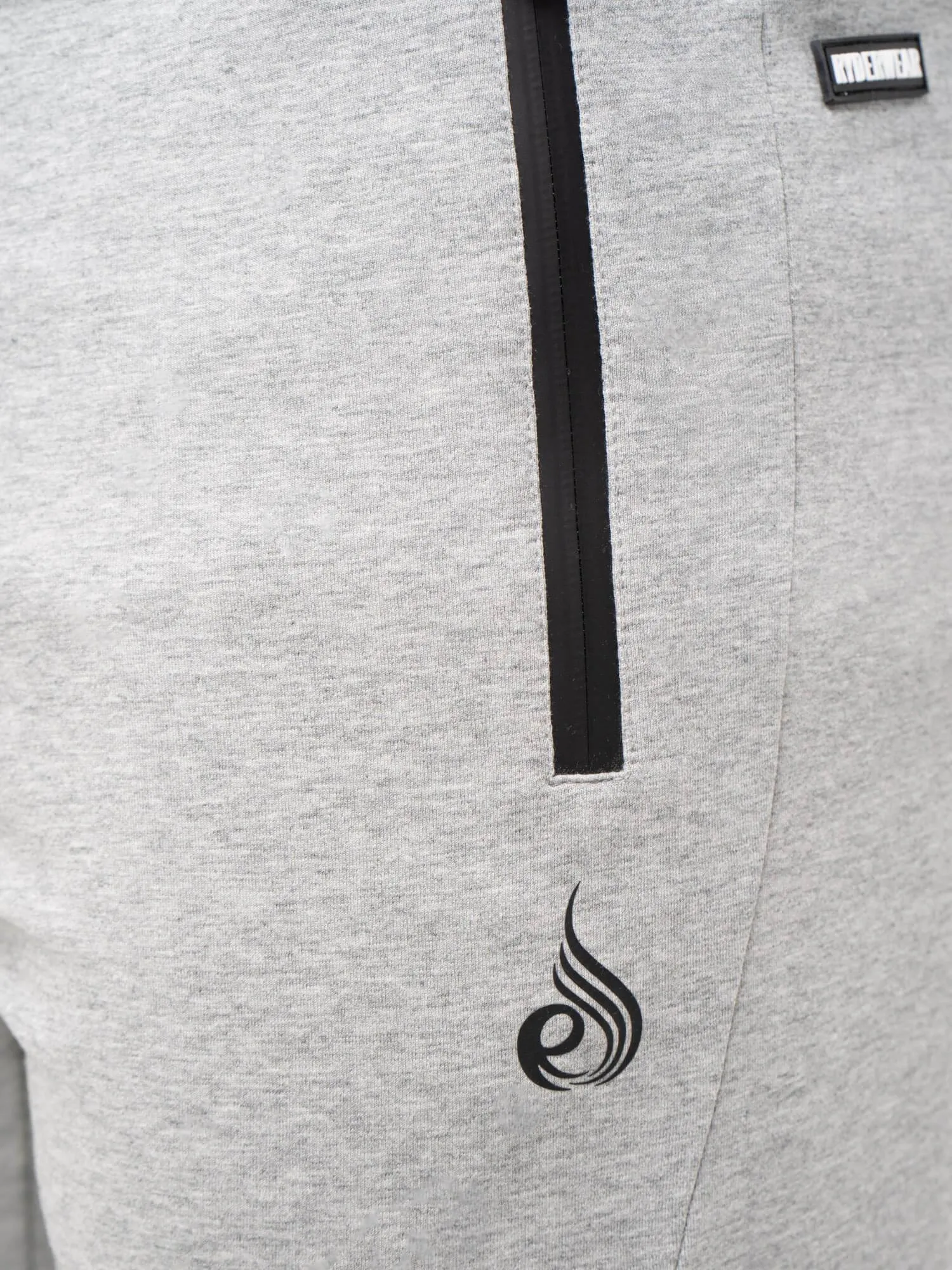 Energy Track Pants - Grey Marl Durable Material