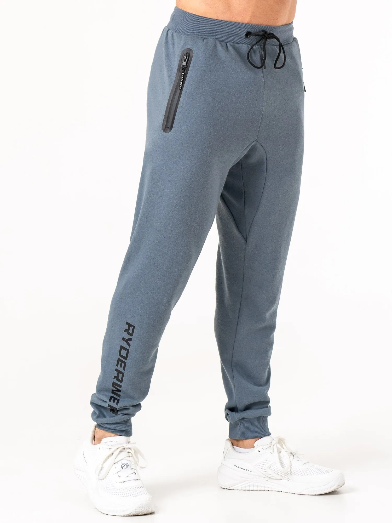Energy Track Pants - Petrol Stretch Fit