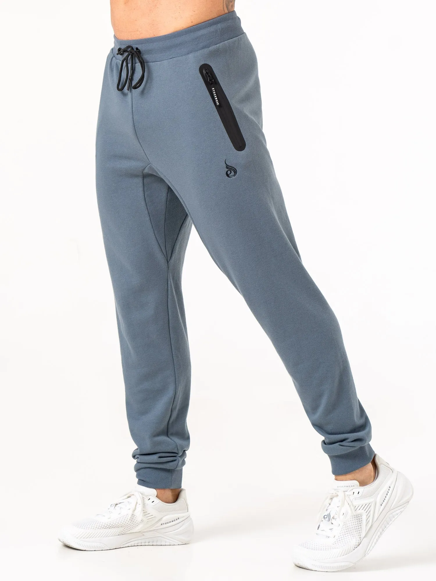Energy Track Pants - Petrol Moisture Wicking