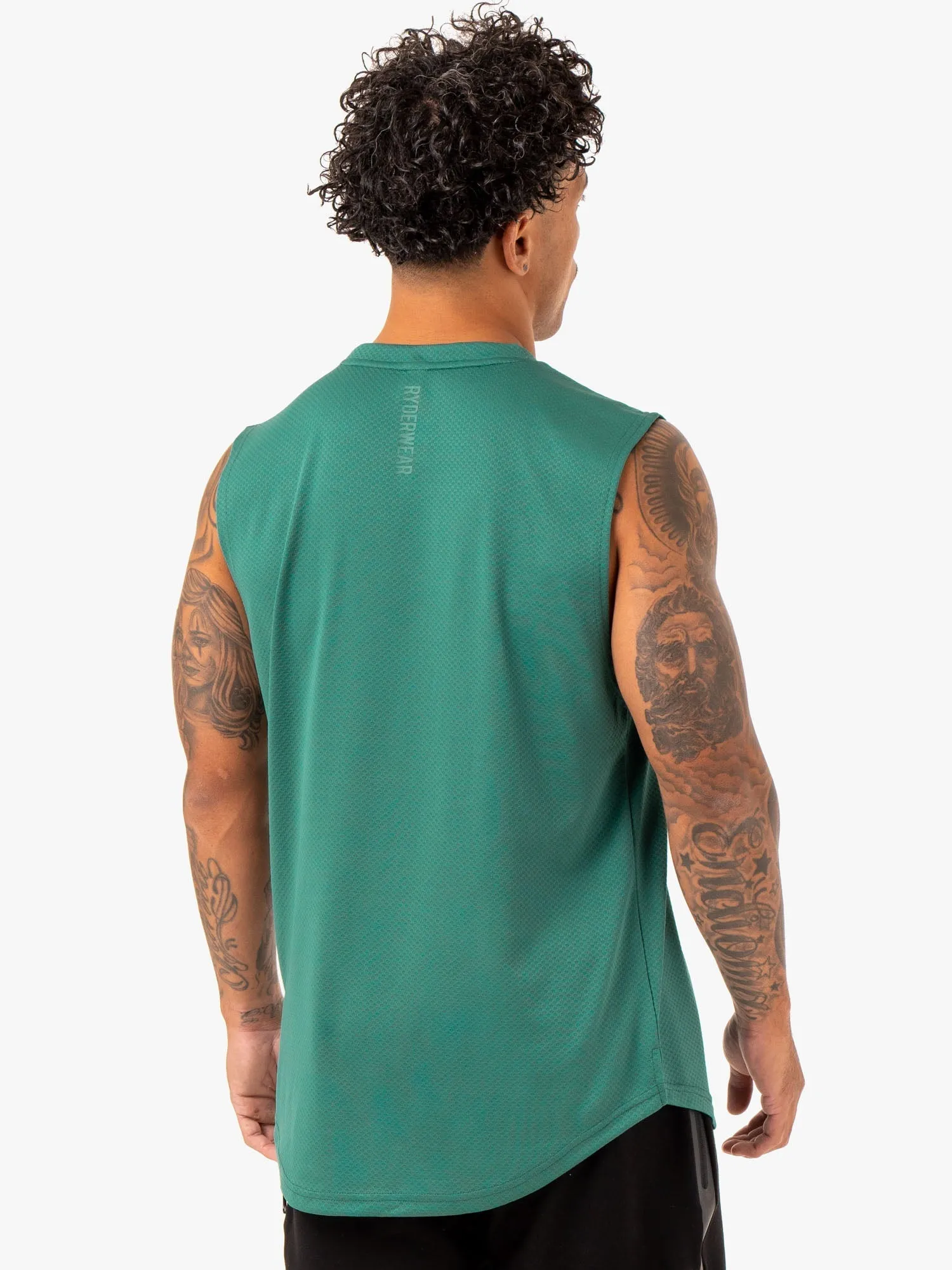 Enhance Muscle Tank - Green fresh air