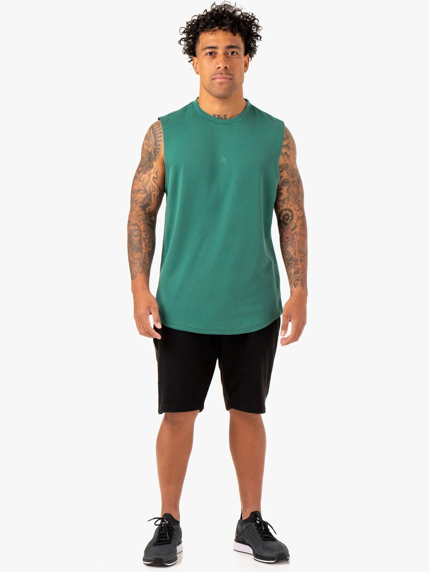 Enhance Muscle Tank - Green fitness choice