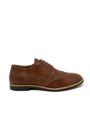 Ethan Brogue in Tan from Novacas dapper touch