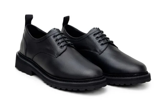 Everyday Derby in Corn Leather from Ahimsa clean blend