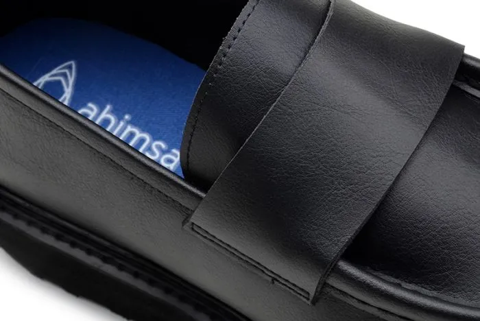 Everyday Loafer in Black from Ahimsa long hours