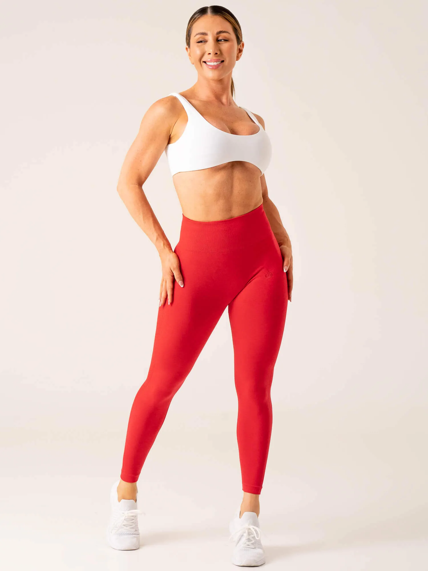 Evolve Seamless Leggings - Red Marl Gym wear