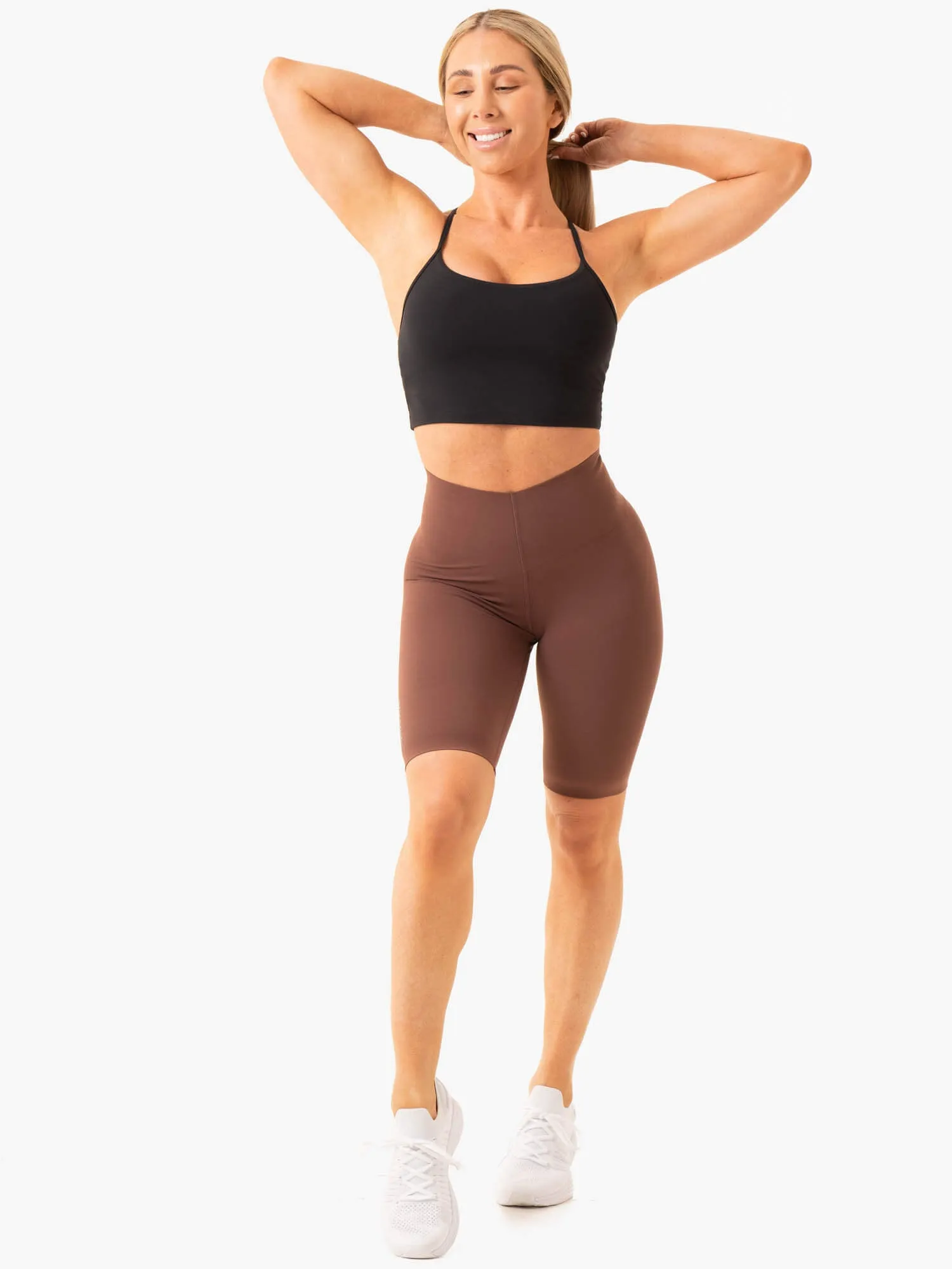 Extend Compression Bike Shorts - Chocolate winter layers
