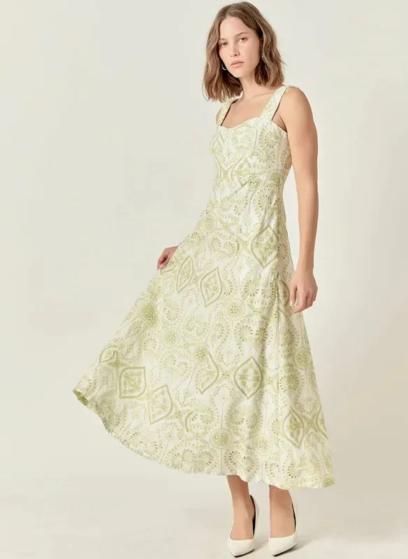 Eyelet Maxi Dress Chill must