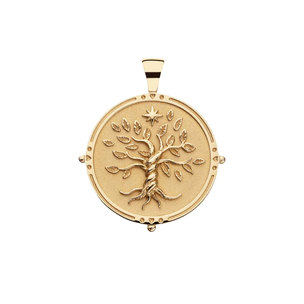 FAITH JW Original Pendant Coin - 16-18" Classic Rolo Chain Style Essential