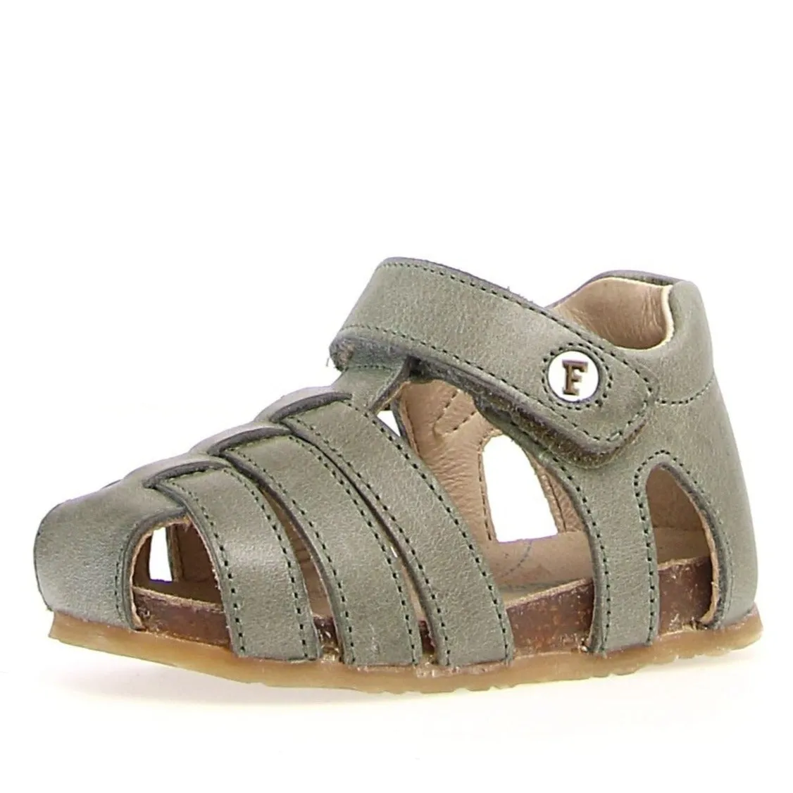 Falcotto Alby Boy's and Girl's Closed Toe Sandals - Sage Nature Joy