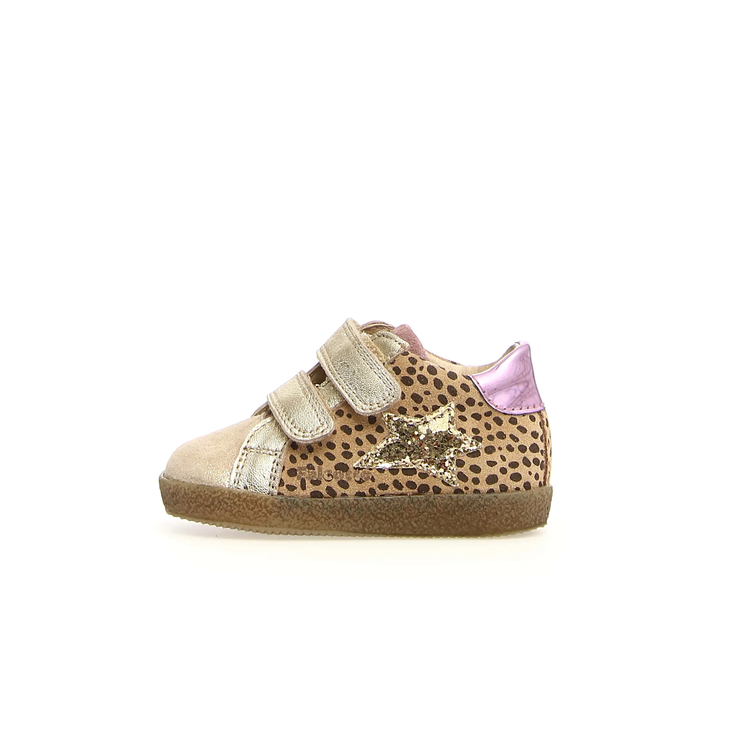 Falcotto Alnoite High Vl Girl's Casual Shoes - Glitter Pr Pony Platinum / Sa no tie