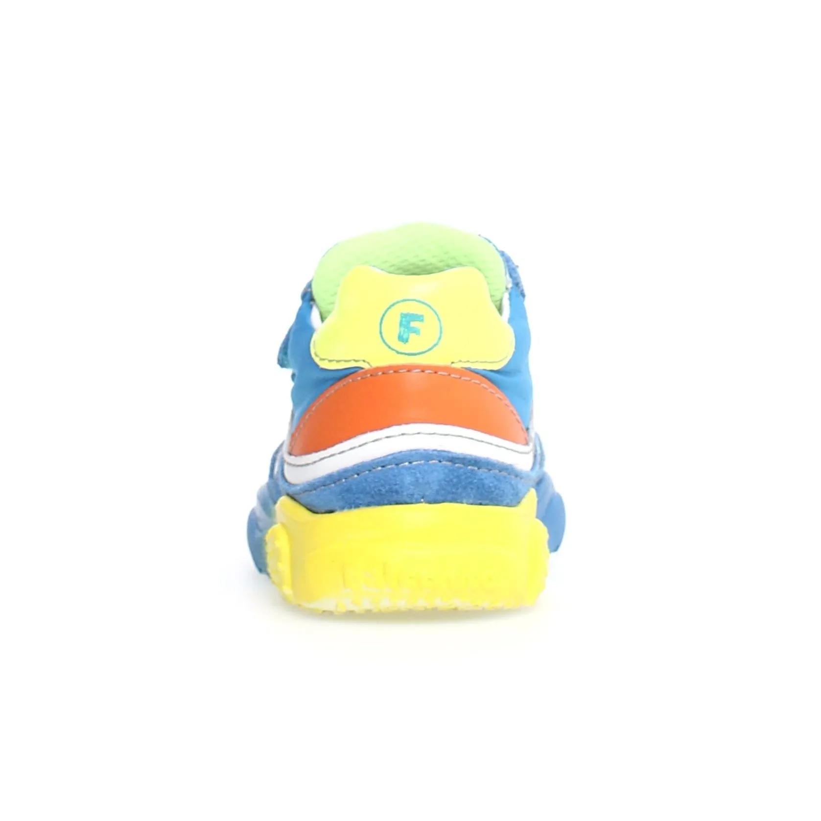 Falcotto Amantea VL Boy's Sneakers - Oltremare/Yellow sweat free