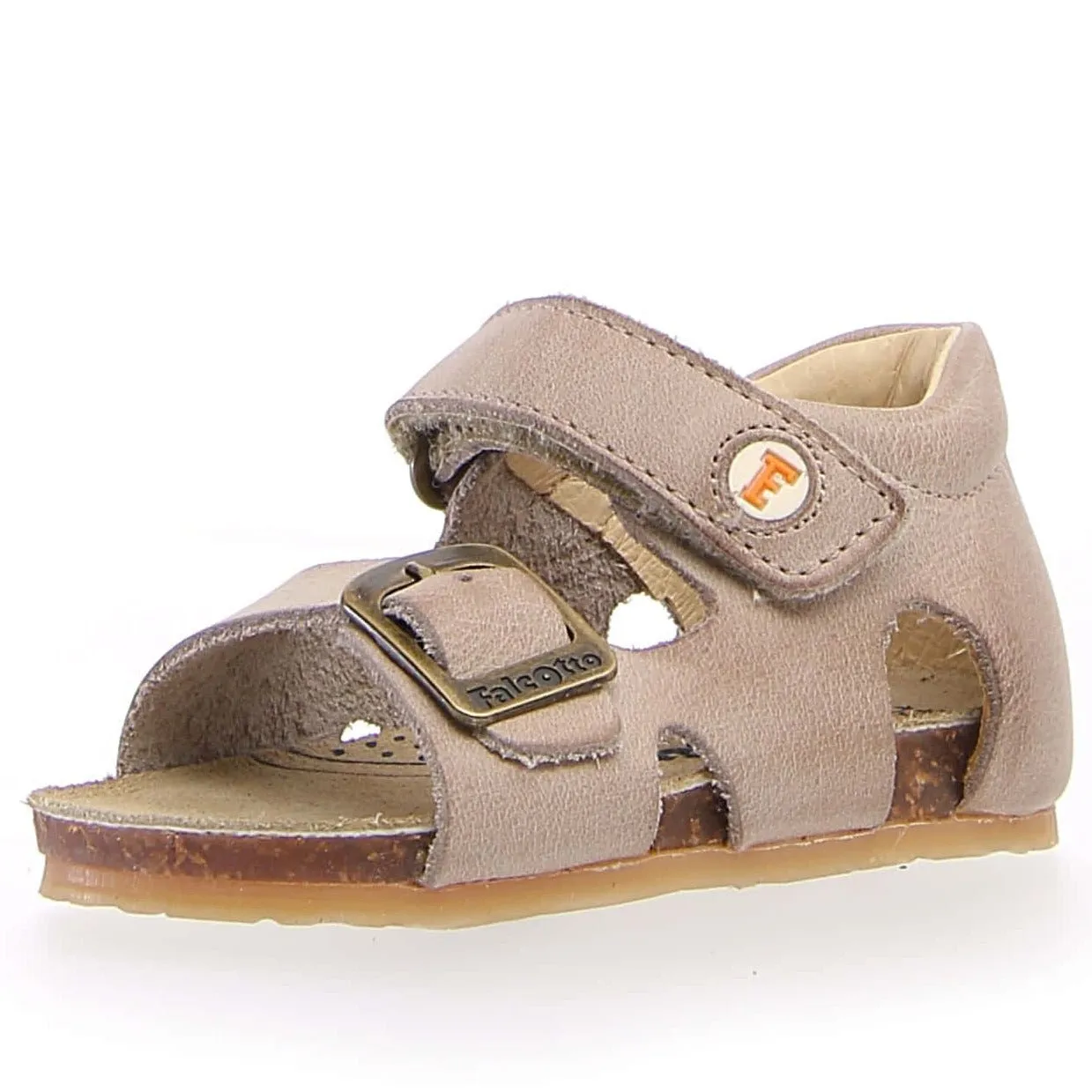 Falcotto Bea Boy's and Girls Sandals - Taupe Sunset Mood