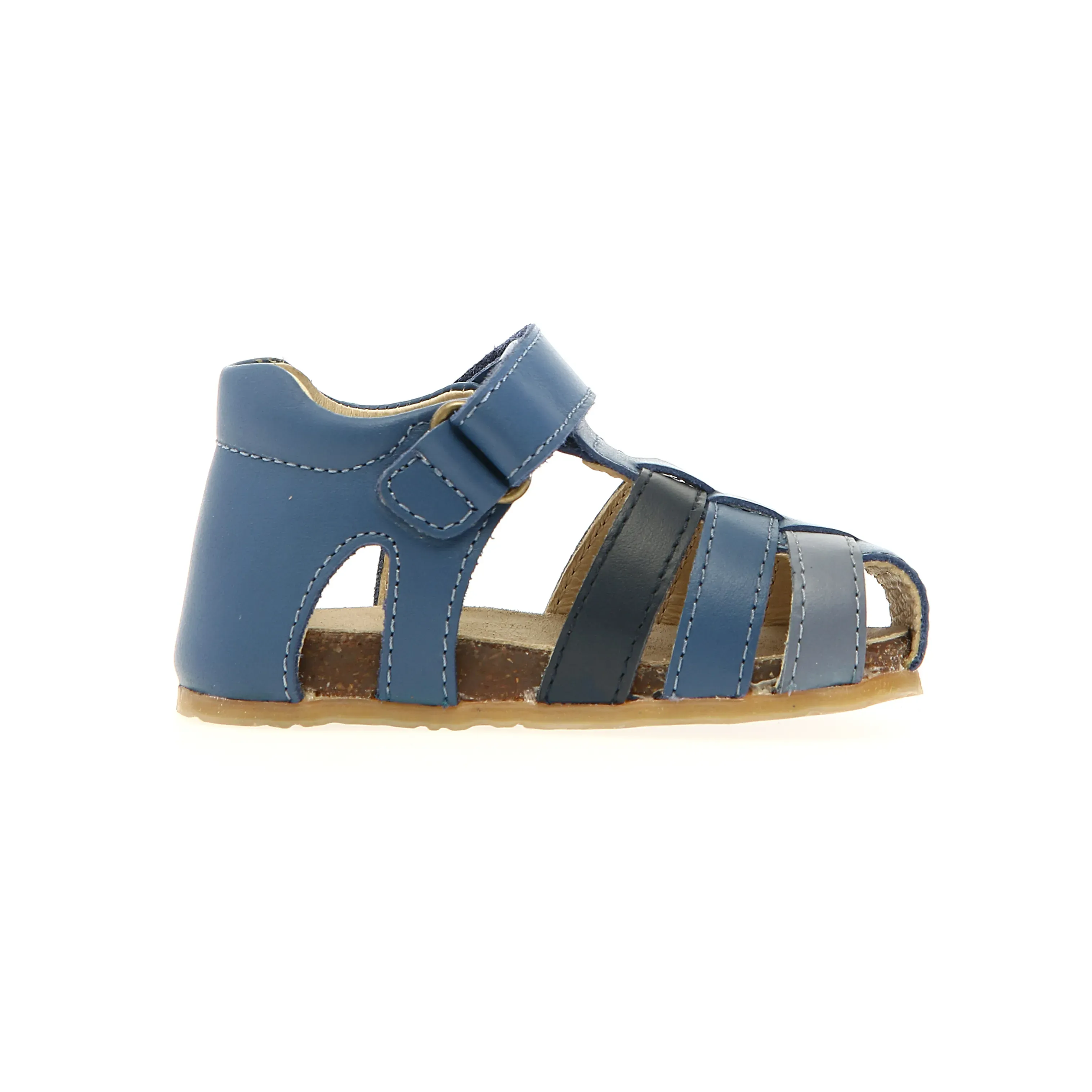 Falcotto Boy's Alby Sandals - Azure / Navy / Celeste Beach Ready