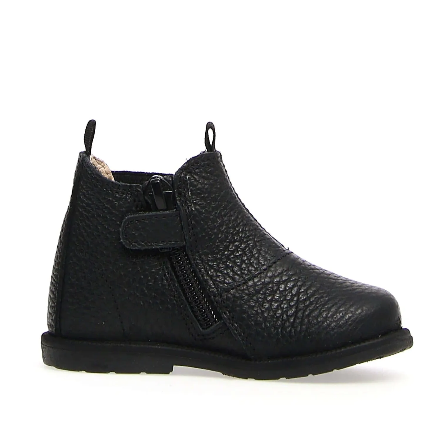 Falcotto Boy's & Girl's Winter Wood Calf Pebbled Shoes, Black ice clear