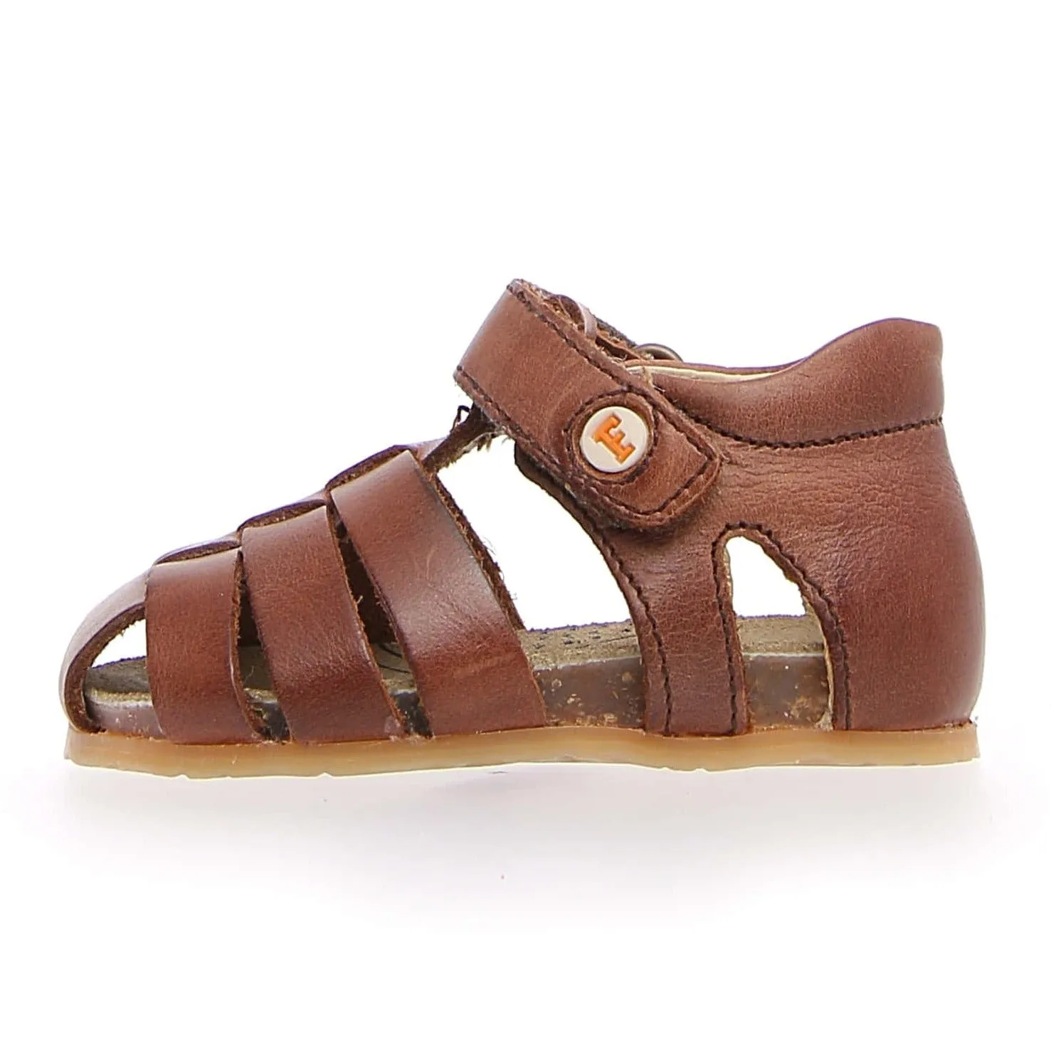 Falcotto Boy's and Girl's Alby Fisherman Sandals - Cuoio Urban Zen