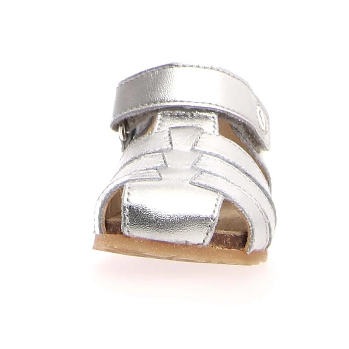 Falcotto Boy's and Girl's Alby Fisherman Sandals - Metallic Silver Summer Mood