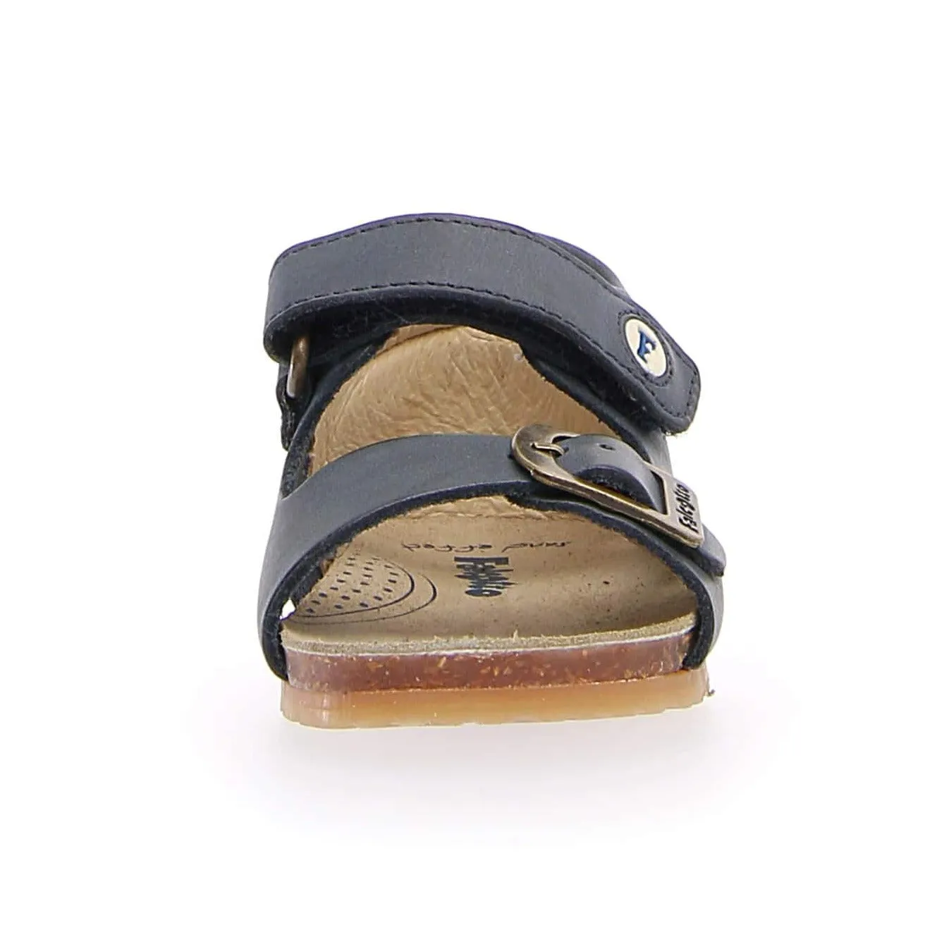 Falcotto Boy's and Girl's Bea Open Toe Sandals - Blue Travel Light
