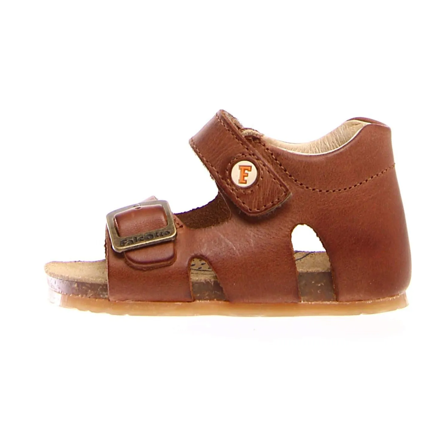 Falcotto Boy's and Girl's Bea Open Toe Sandals - Cuoio Quiet Path