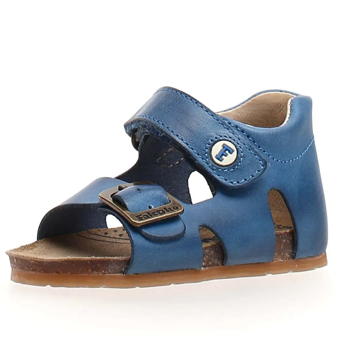 Falcotto Boy's and Girl's Bea Spazz Open Toe Sandals - Azure Street Ready
