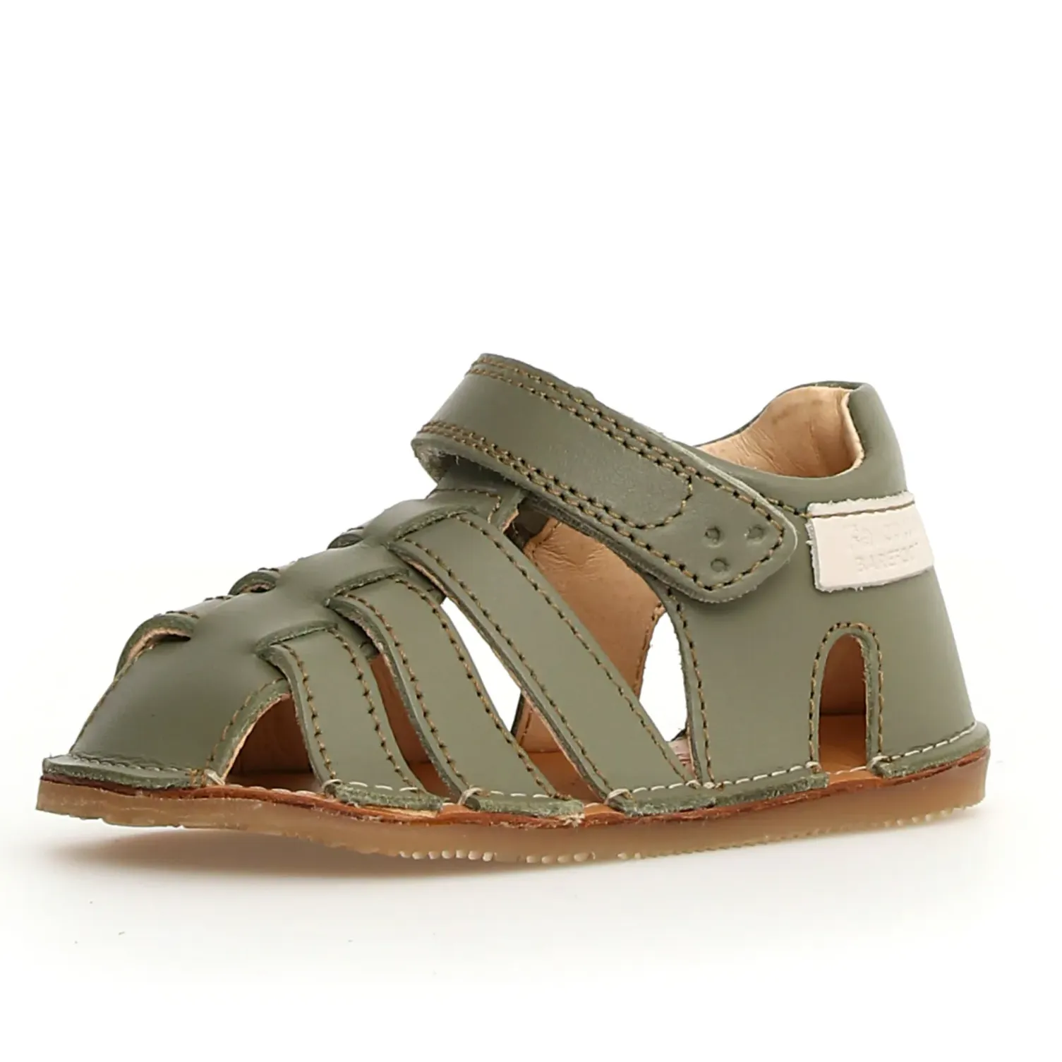 Falcotto Boy's And Girl's Erado Barefoot Sandals - Olive Pool Ease