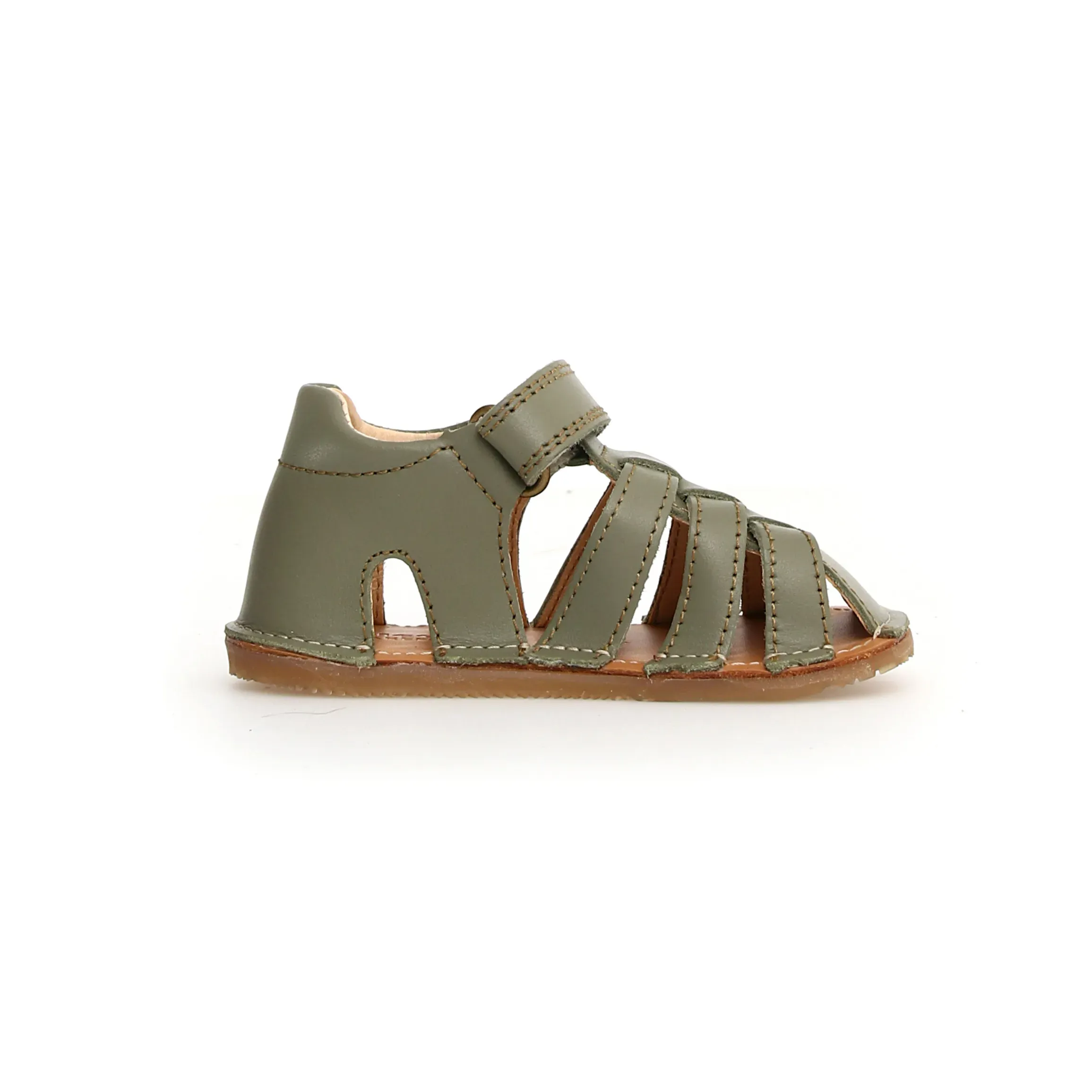 Falcotto Boy's And Girl's Erado Barefoot Sandals - Olive All-Day Joy
