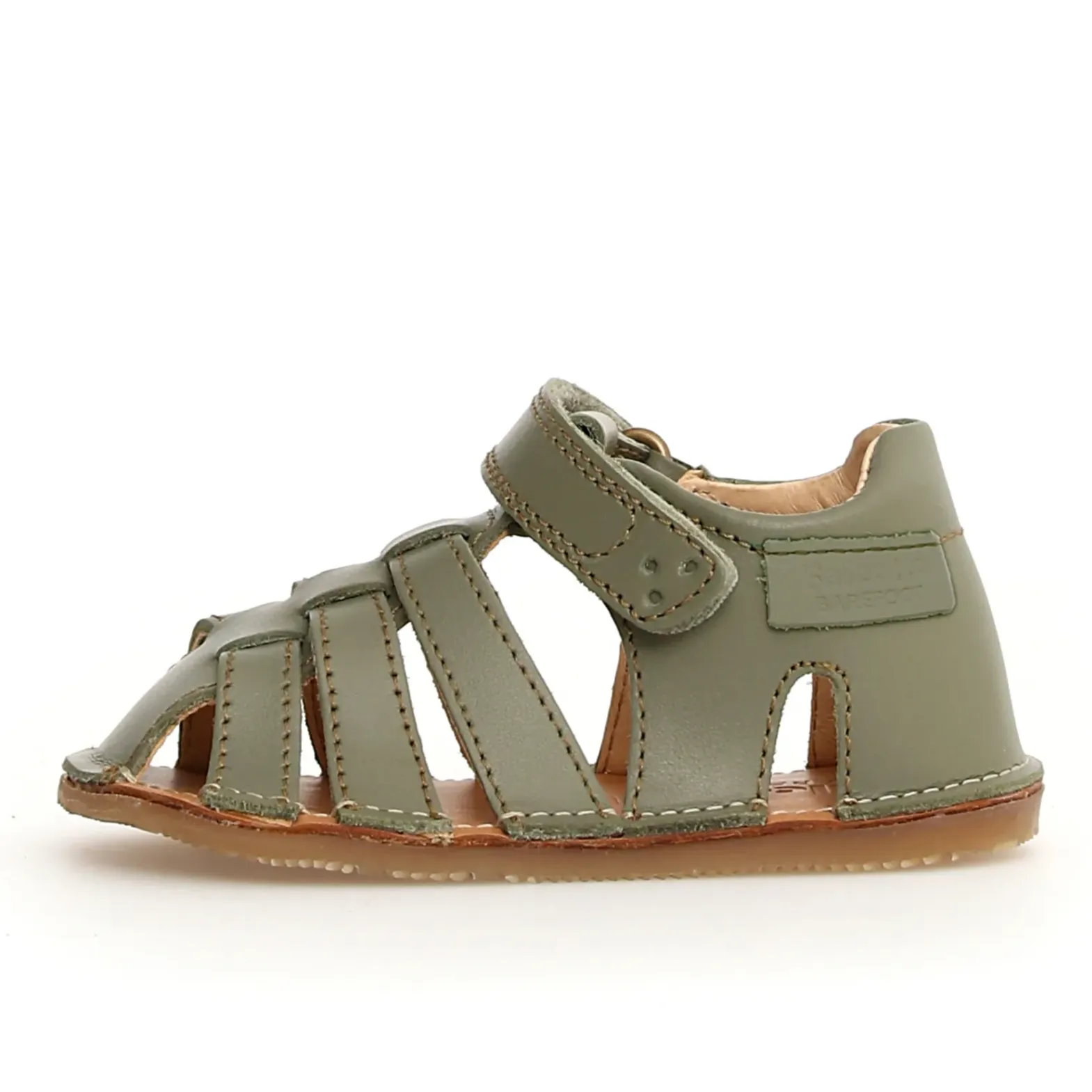 Falcotto Boy's And Girl's Erado Barefoot Sandals - Olive Garden Day