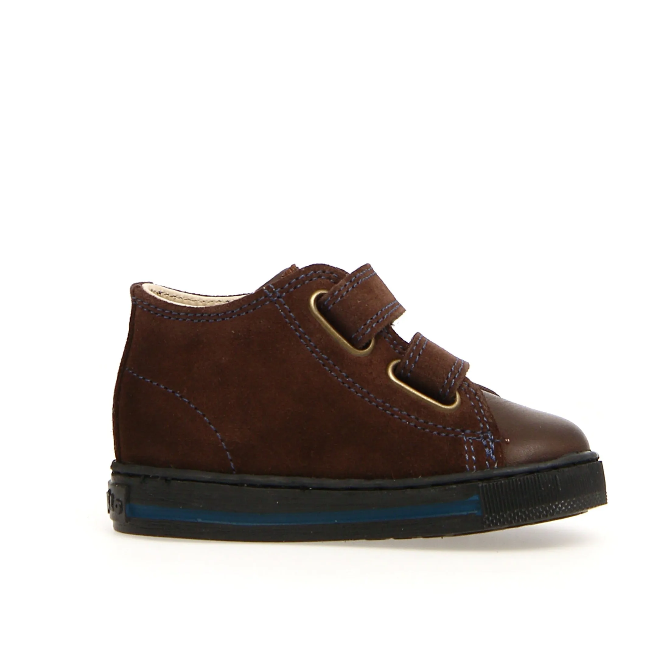Falcotto Boy's and Girl's Michael Fashion Sneakers, Dark Brown - Indigo anti slip