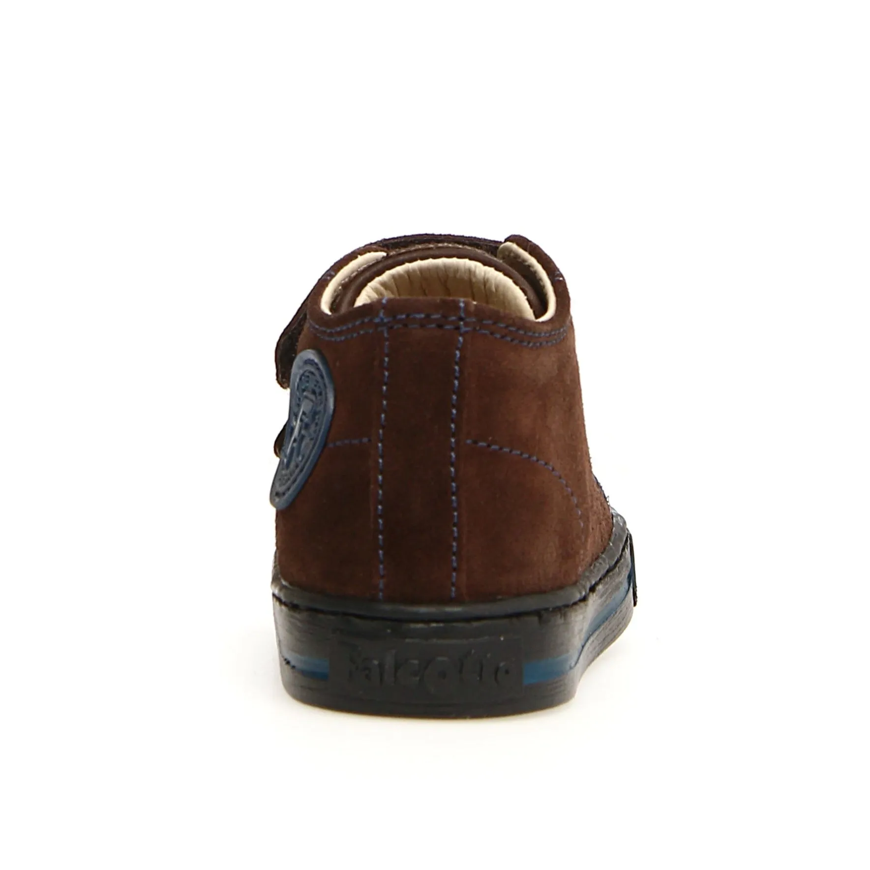 Falcotto Boy's and Girl's Michael Fashion Sneakers, Dark Brown - Indigo smart edge