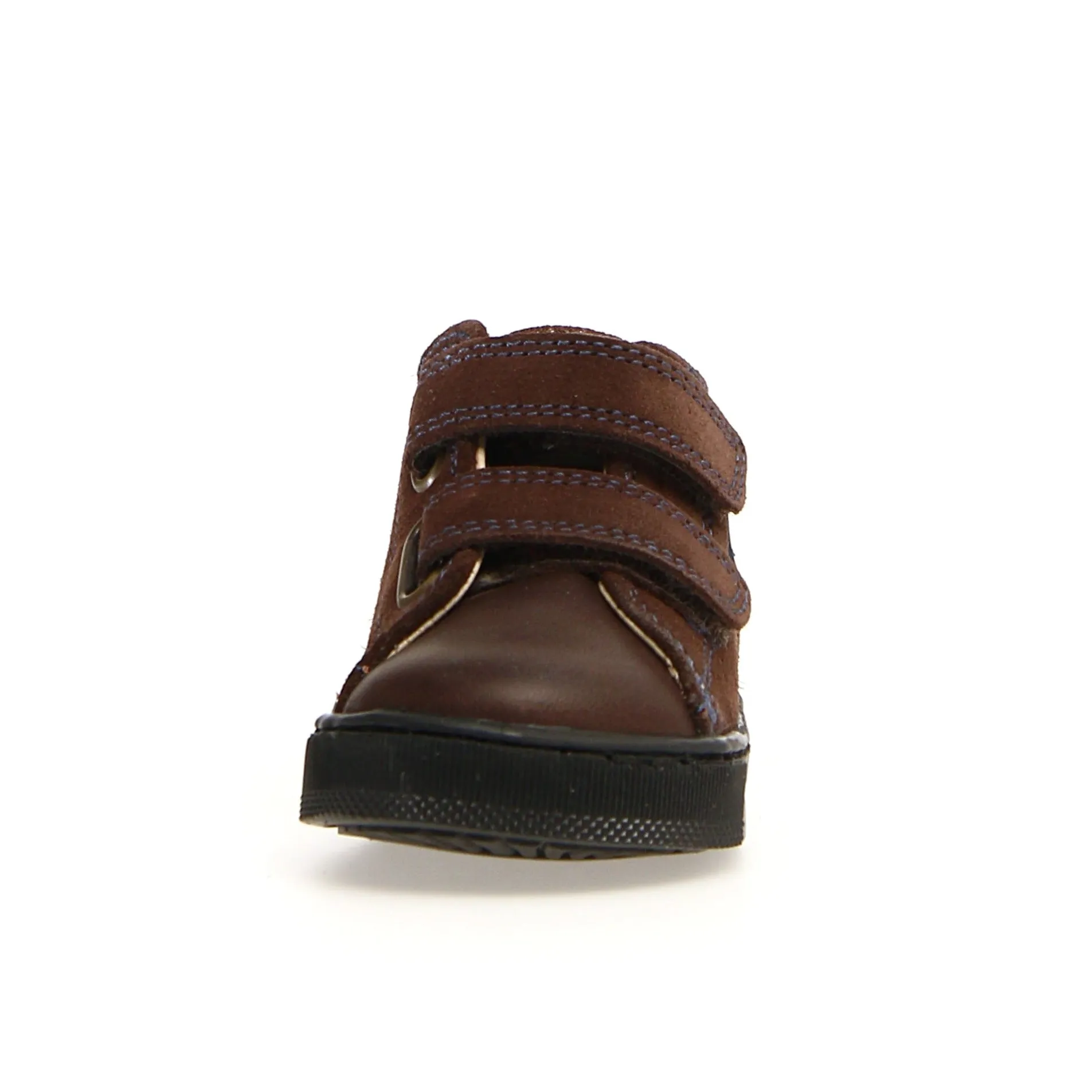 Falcotto Boy's and Girl's Michael Fashion Sneakers, Dark Brown - Indigo weekend mode