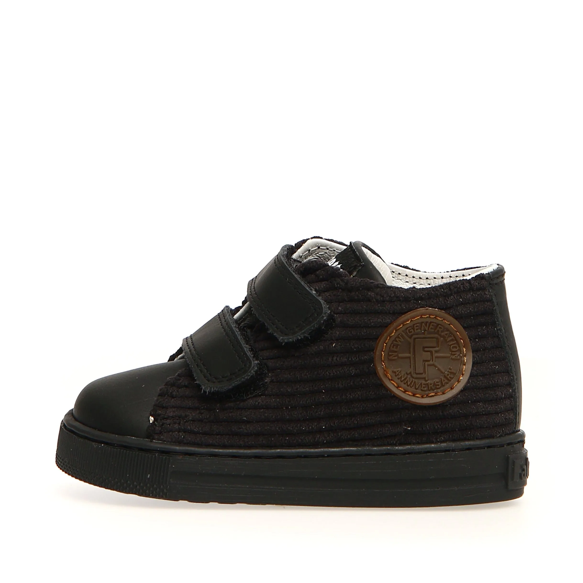 Falcotto Boy's and Girl's Michael Sneakers, Corduroy/Black light pace