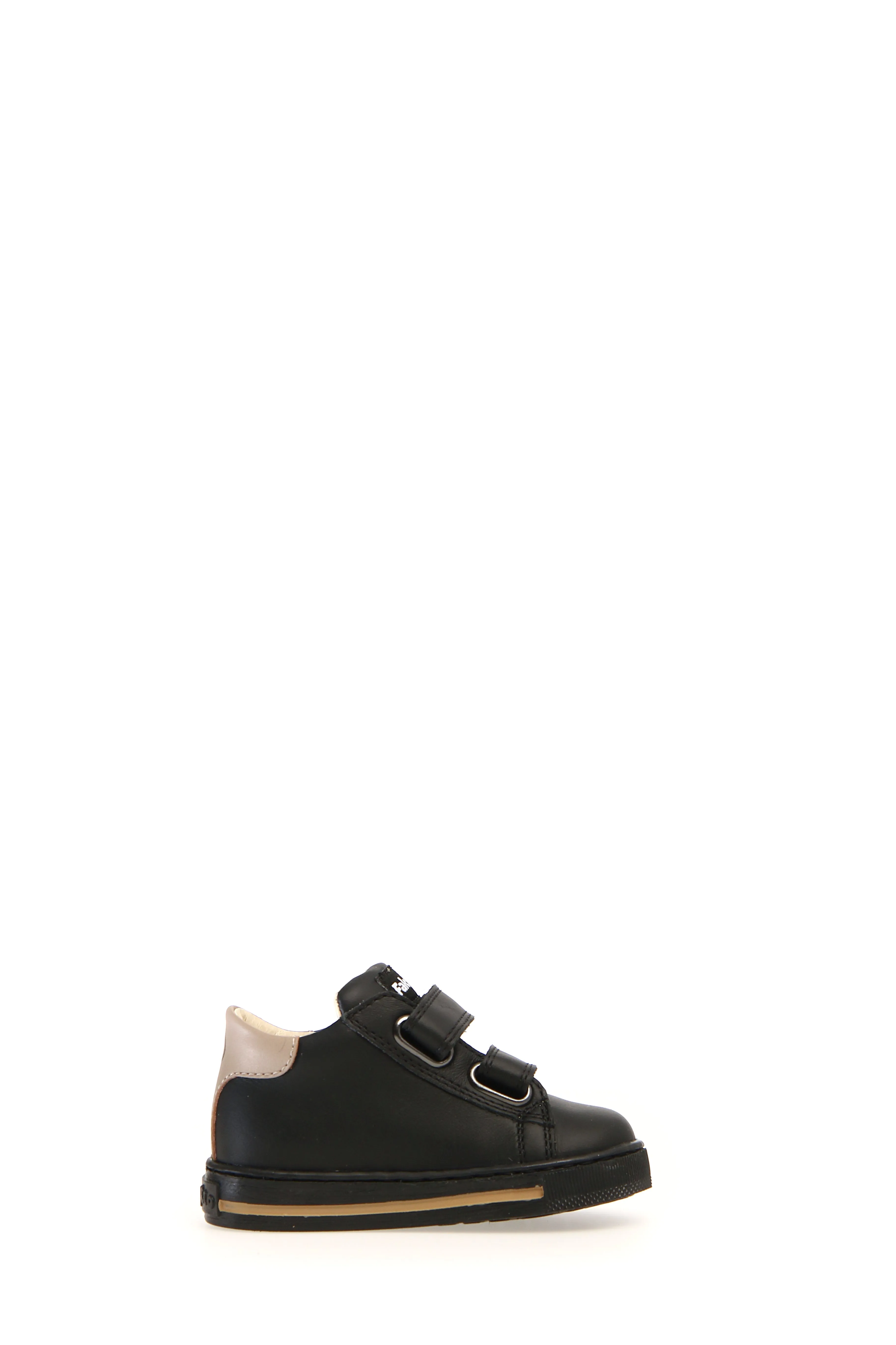 Falcotto Boy's and Girl's New Leryn Calf Sneakers, Black/Taupe fashion daily