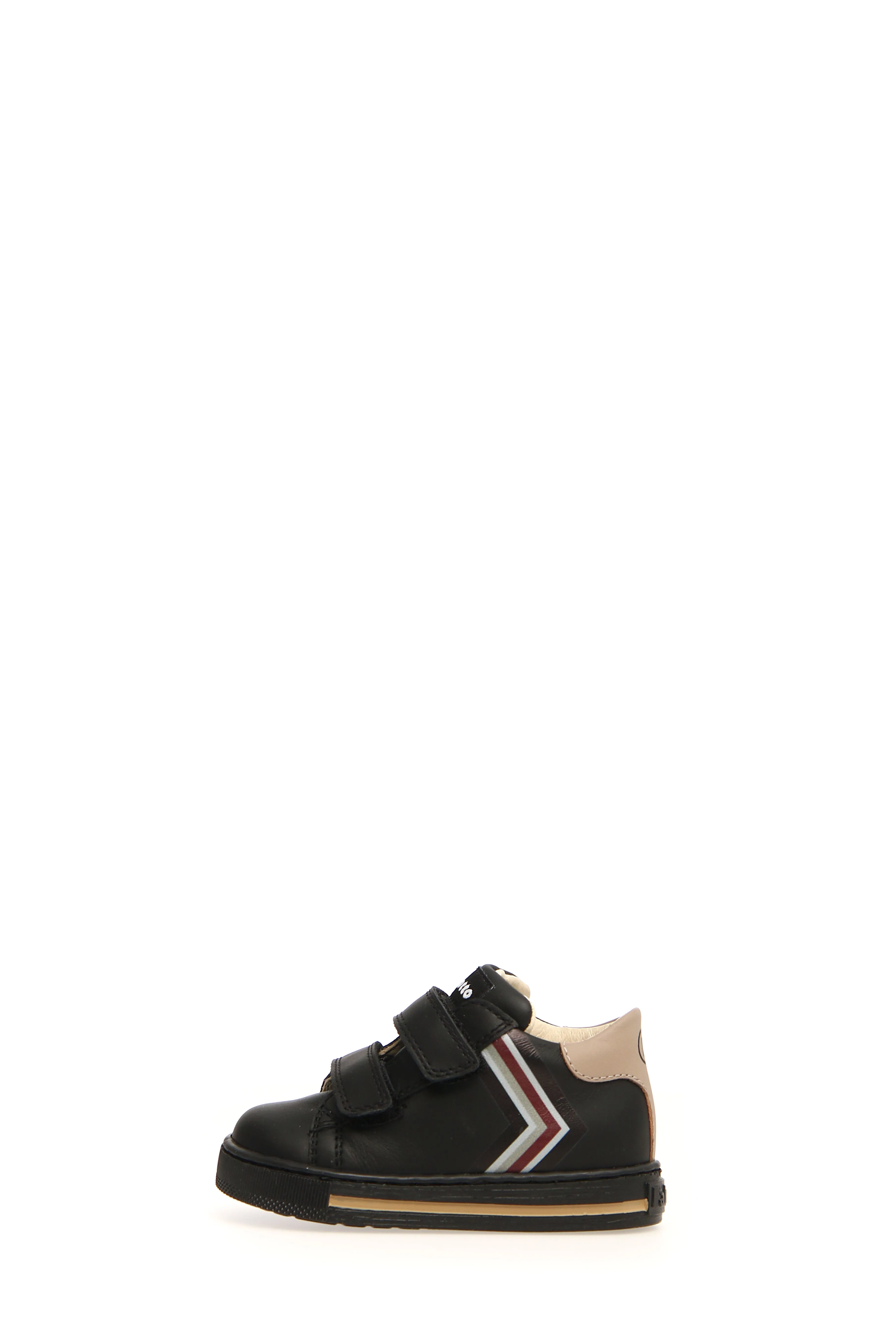 Falcotto Boy's and Girl's New Leryn Calf Sneakers, Black/Taupe style mode