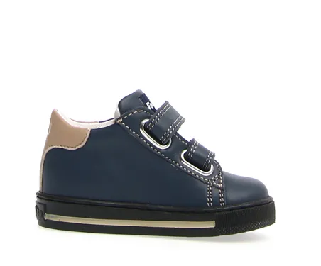 Falcotto Boy's and Girl's New Leryn Fashion Sneakers, Navy/Mou relax fit