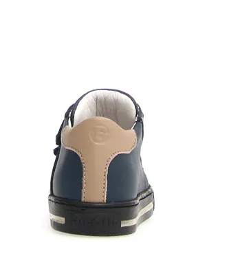 Falcotto Boy's and Girl's New Leryn Fashion Sneakers, Navy/Mou airport ease