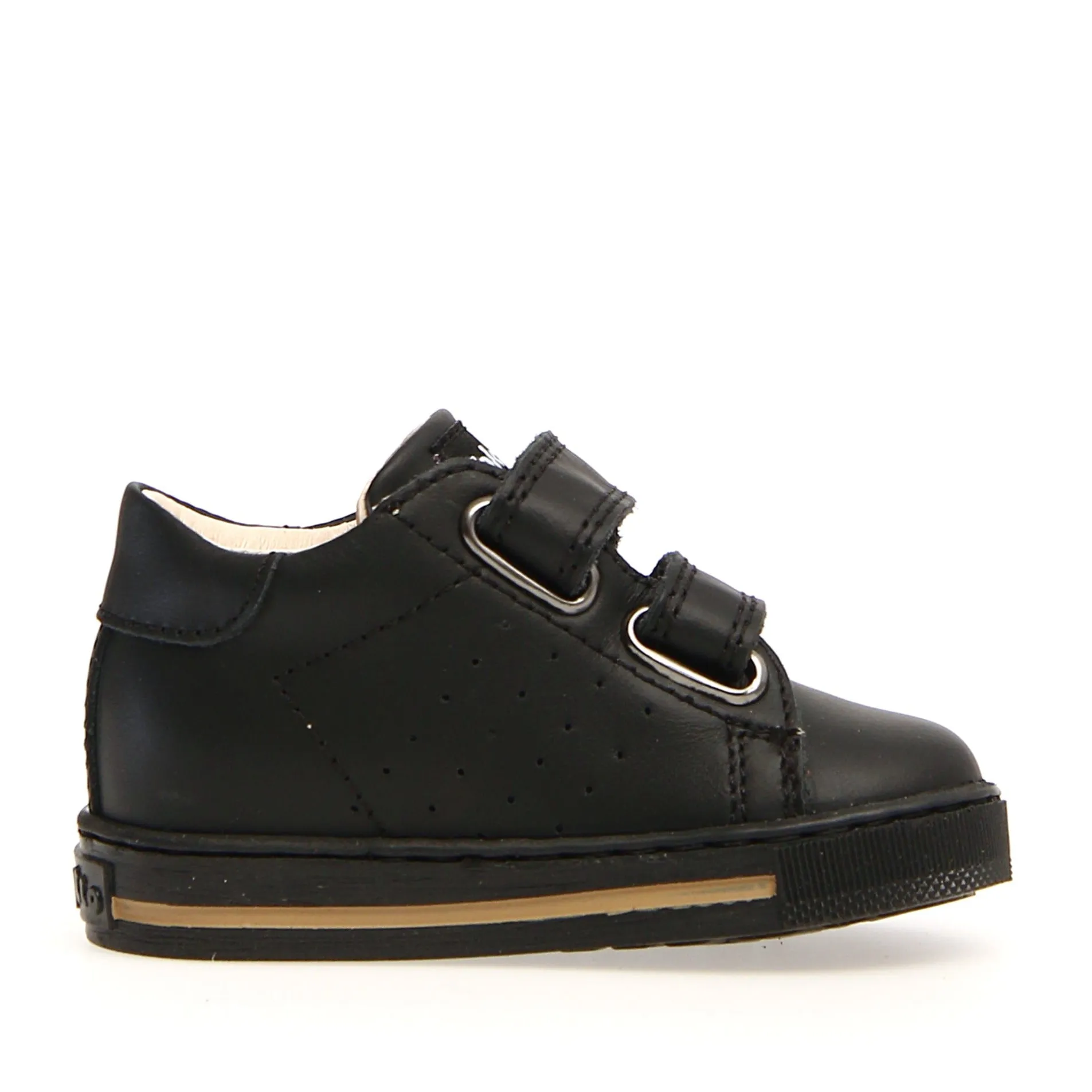 Falcotto Boy's and Girl's  Venus VI Star Sneaker Shoes, Black - Taupe smart path