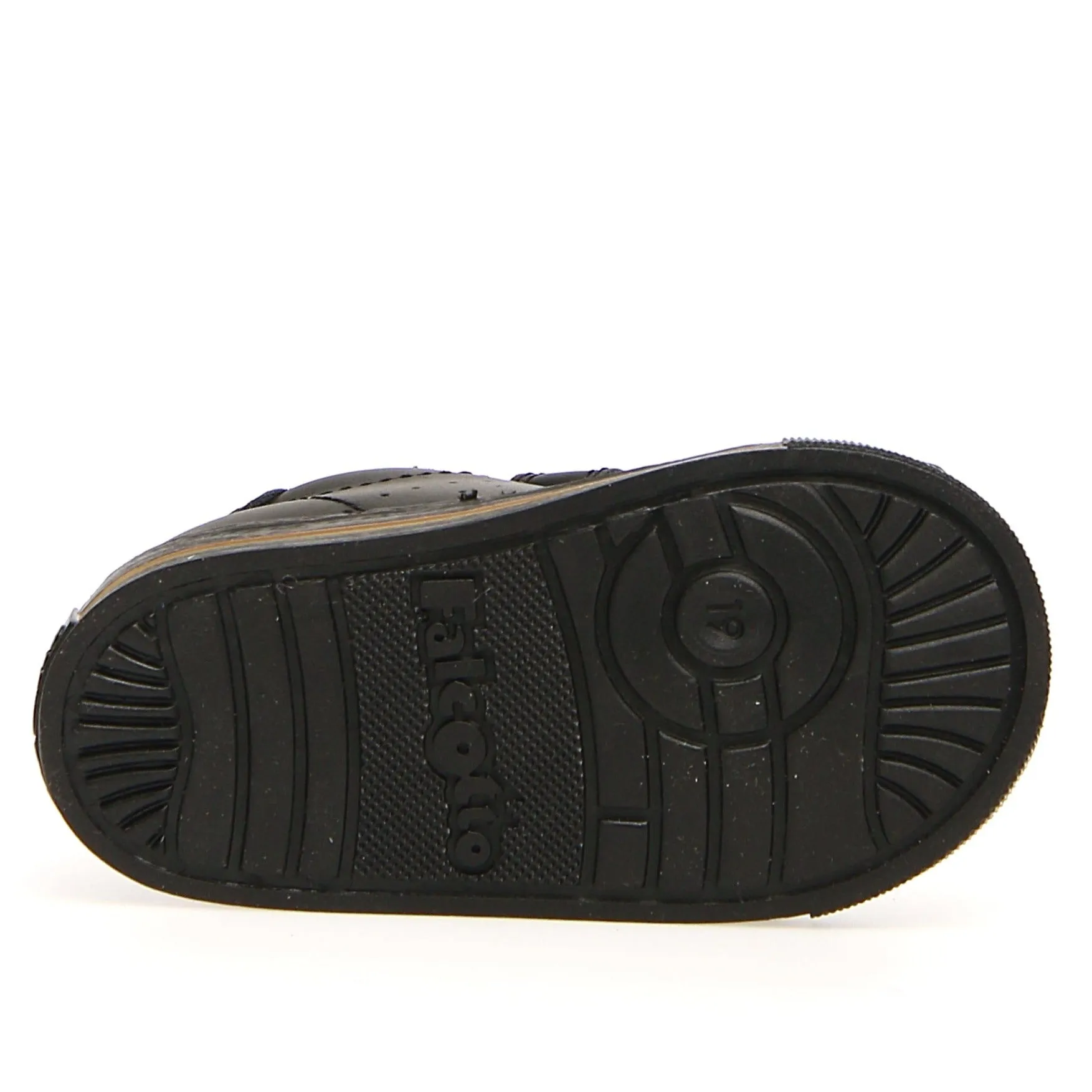 Falcotto Boy's and Girl's  Venus VI Star Sneaker Shoes, Black - Taupe clean look