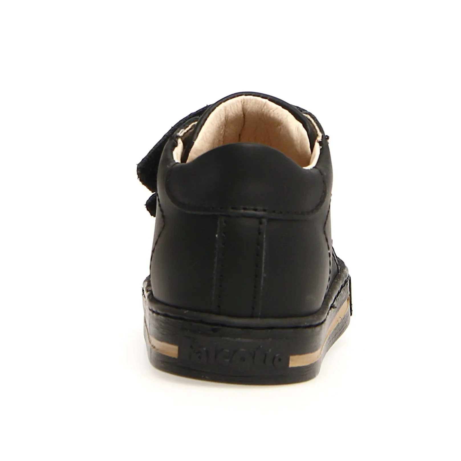 Falcotto Boy's and Girl's  Venus VI Star Sneaker Shoes, Black - Taupe vibe daily