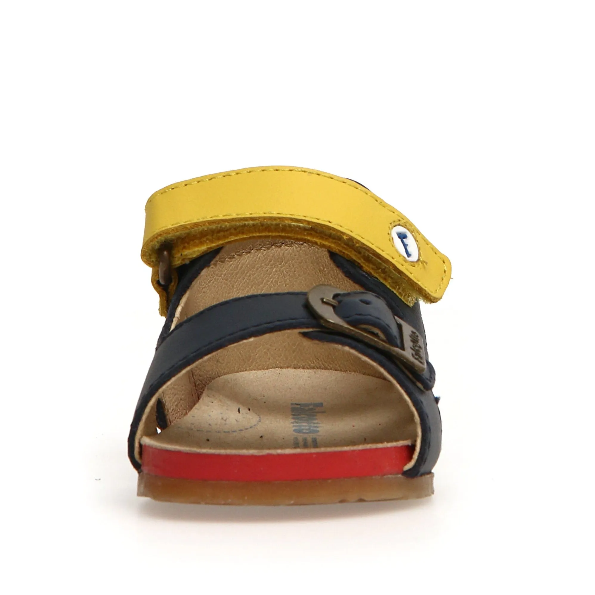 Falcotto Boy's Bea Sandals - Navy/Red Light Run