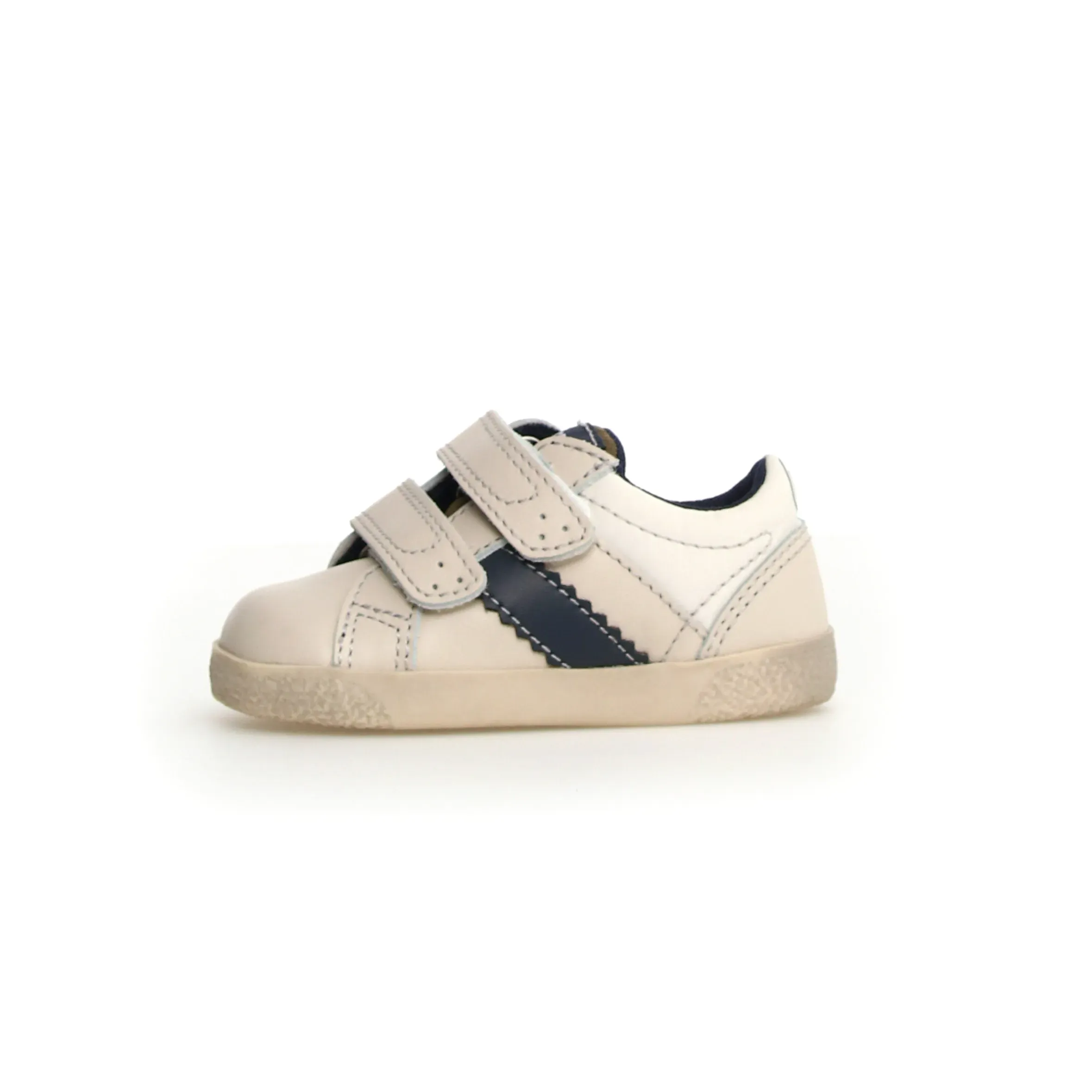 Falcotto Boy's Kilde Low Vl Casual Shoes - Milk / Navy go outside