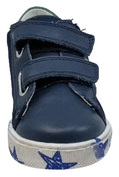 Falcotto Boy's New Leryn Fashion Sneakers, Navy/Verde neat walk