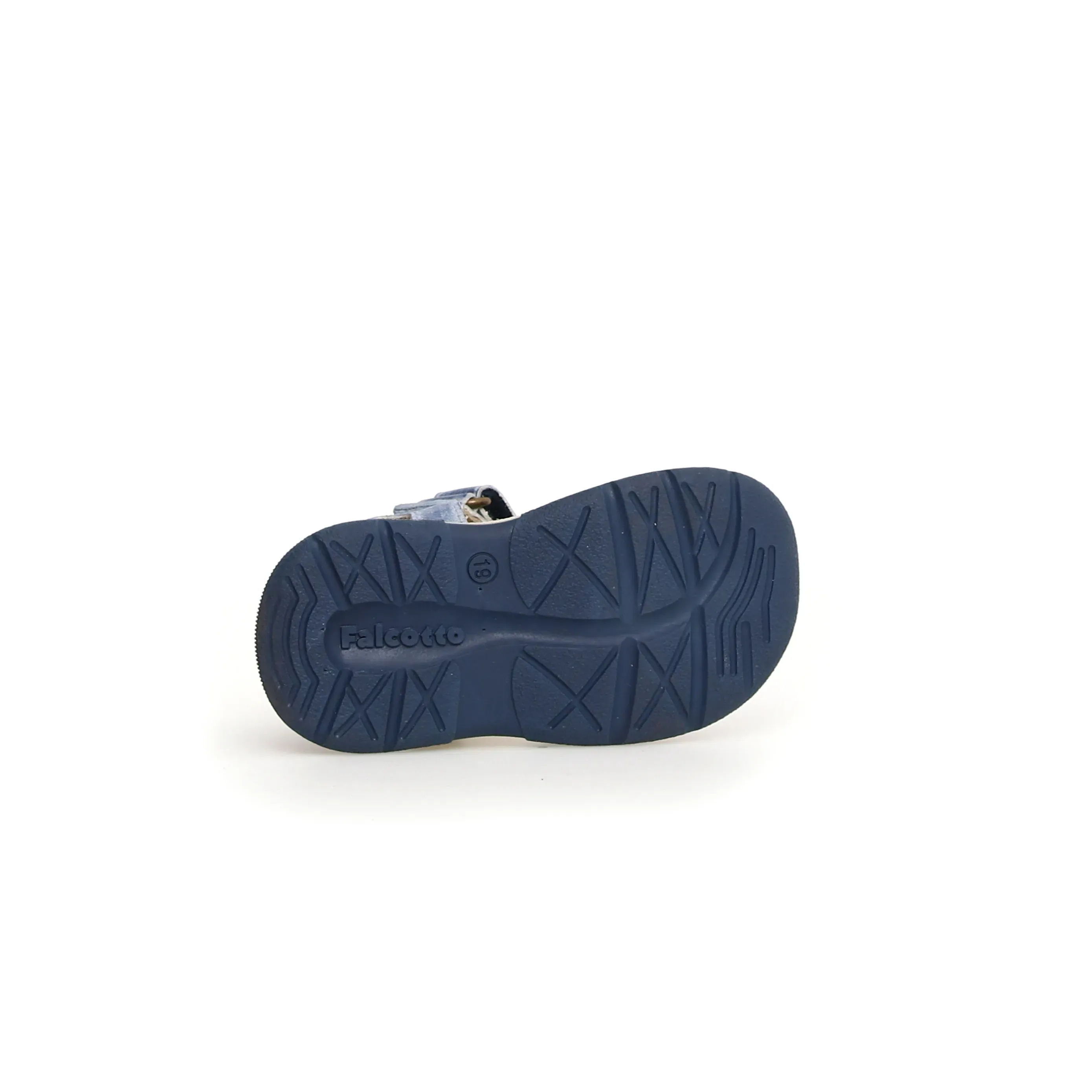 Falcotto Boy's Orsis Sandals - Azure Open Heart