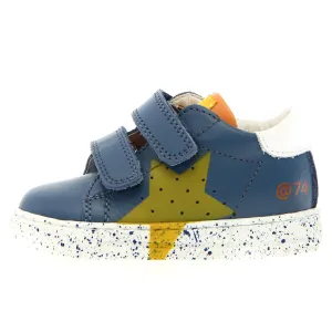 Falcotto Boy's Salazar 3 Vl Casual Shoes - Azure / White / Yellow all day