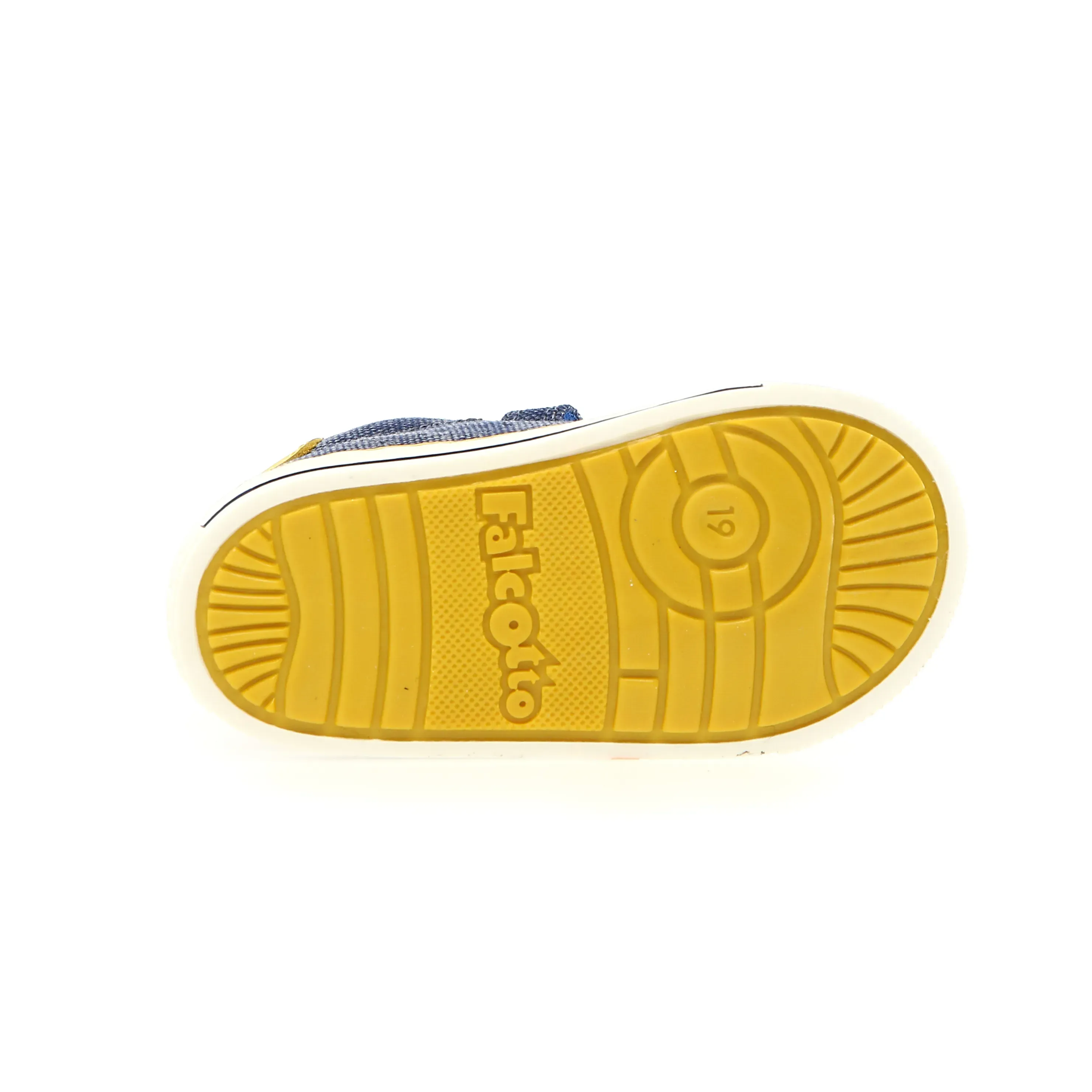 Falcotto Boy's Salazar 3 Vl Casual Shoes - Azure / Yellow / Orange clean vibe