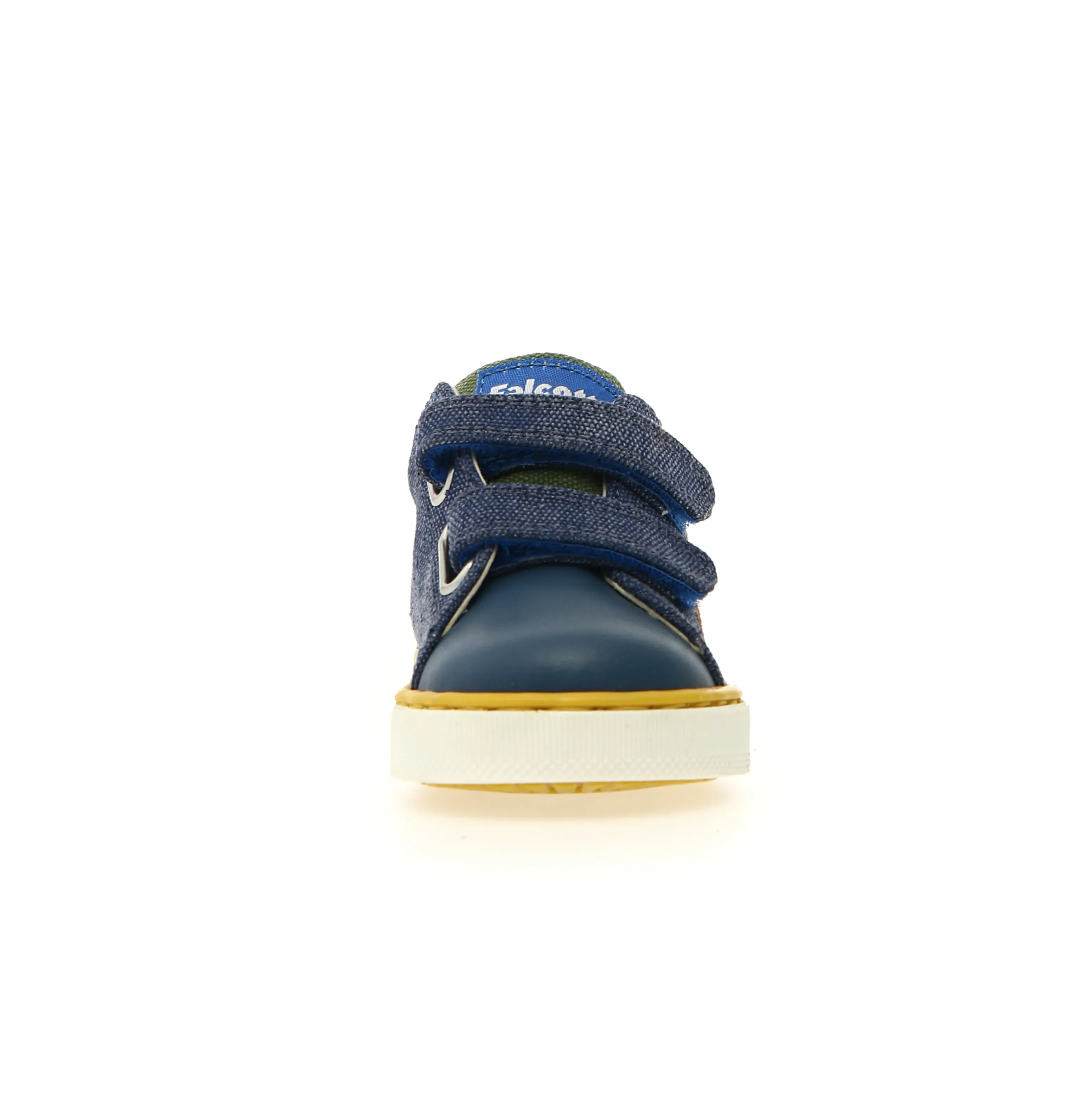 Falcotto Boy's Salazar 3 Vl Casual Shoes - Azure / Yellow / Orange edge daily