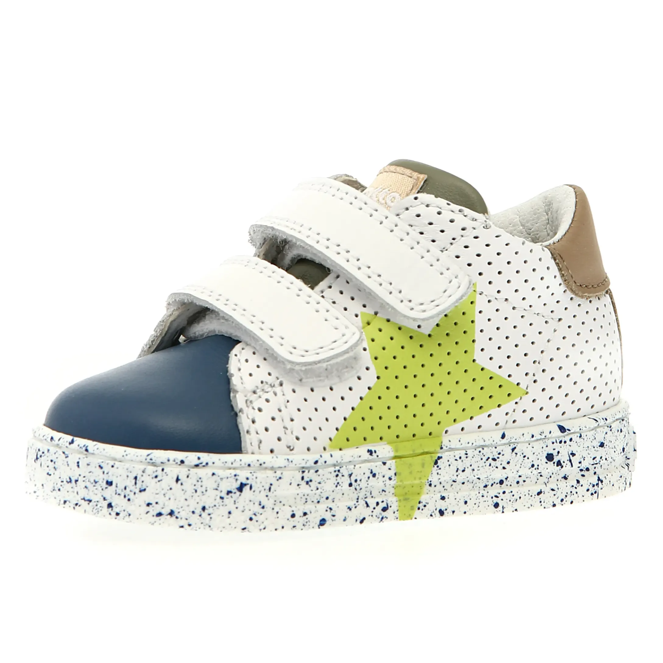 Falcotto Boy's Salazar 3 Vl Casual Shoes - White / Sand / Citrus comfy edge